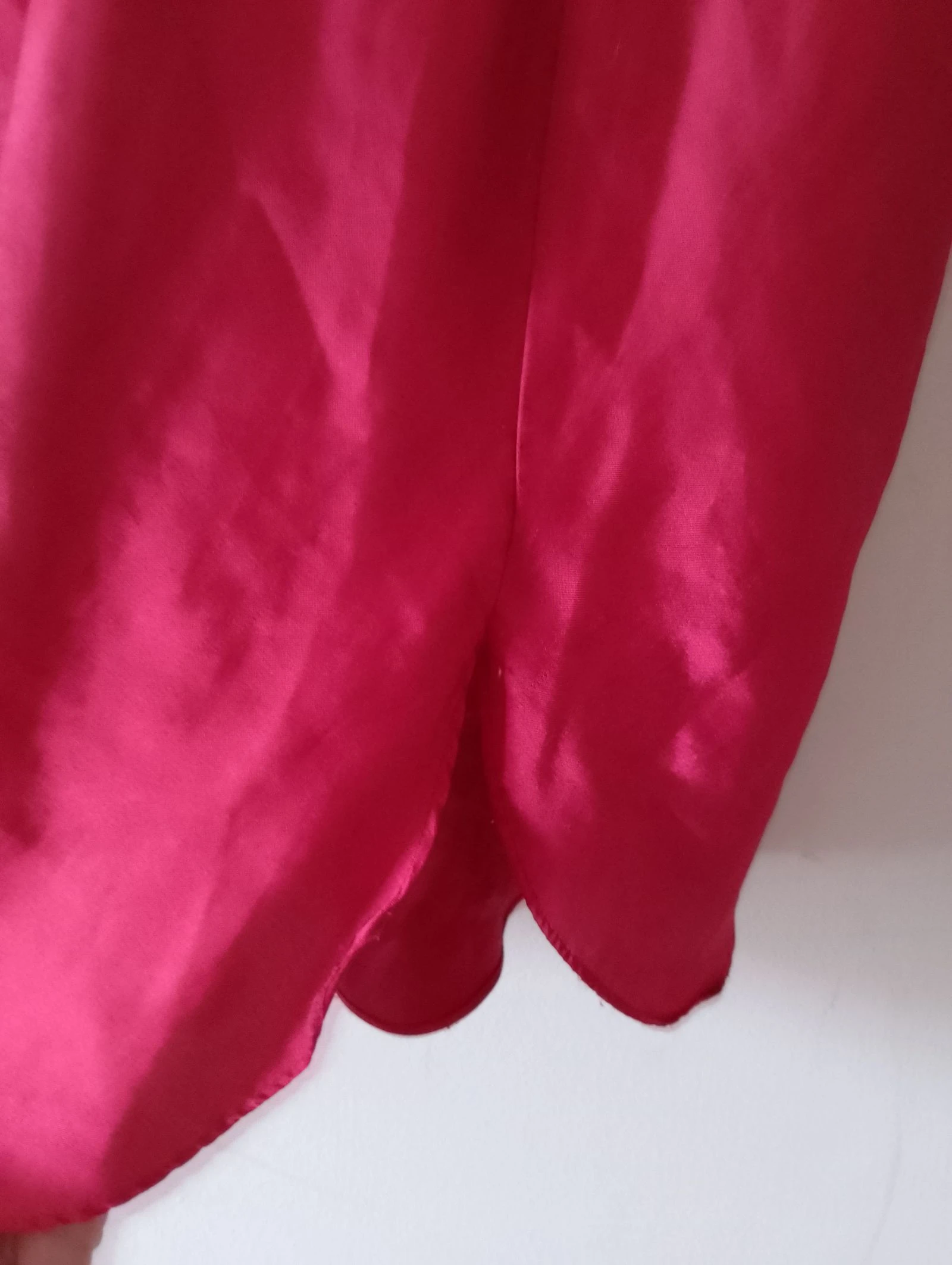 Nuisette de cetim vermelha com renda Feminissime tamanho 36 – photo 4